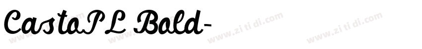 CastoPL Bold字体转换